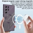 thumbnail image 4 of Succión Magnética Pintura Metal Original Para Apple Magsafe Funda Samsung Galaxy S21 S23 Fe S22 Plus S23 Ultra 10H 4K Cámara Vidrio Cubierta Completa Carcasa, 4 of 5