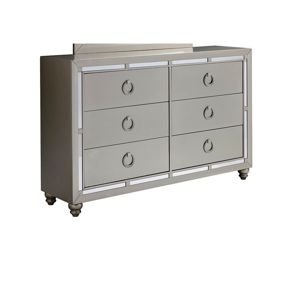Global Furniture Riley Silver Dresser