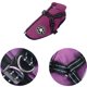 thumbnail image 3 of Chaqueta De Perro Chaleco cálido para perros de dos patas suave con cremallera para suministros de invierno para mascotas (púrpura L) Tmvgtek Libre de BPA, 3 of 9