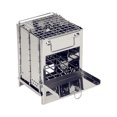 thumbnail image 1 of horno al aire libre Estufa plegable para acampar con bolsa de almacenamiento para parrilla de barbacoa, estufa de madera, estufa de barbacoa plegable para viajar, senderismo, Camping, Picnic, barbacoa Abanopi horno al aire libre, 1 of 7