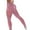#4 Laser Cutout Pink, variant on Women's High Waist Workout Compression Seamless Fitness Yoga Leggings Butt Lift Active Tights Stretch Pants