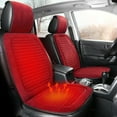 thumbnail image 4 of Car Seat Cushion Winter Warm Thickened Heated Seat Cover Plush Soft Comfortable Auto Interior Accessories Non Slip Bottom Universal Fit For Vehicle Truck SUV Cold Weather Driving Cozy, 4 of 6