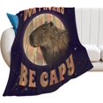 thumbnail image 2 of Capybara Blanket Gifts, 50"x40" Cute Capybara Animal Throw Blankets, Flannel Fuzzy Soft Plush Blanket for Teens Girls Boys, Gifts for Capybara Lovers, Throw Blanket for Sofa Bed Couch, 2 of 6