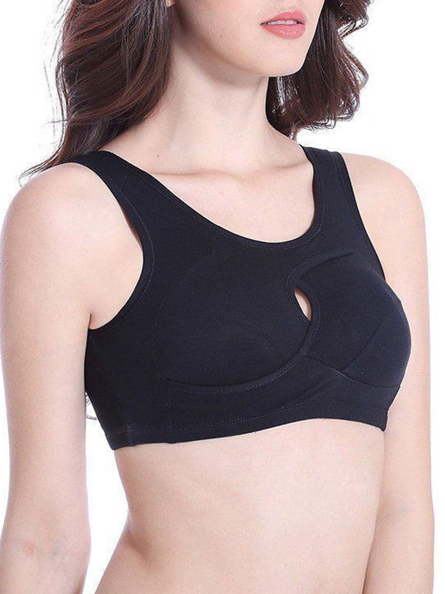 Womens Seamless Bra Comfy Shapewear Comfortable Sports Stretch Crop Top Support`