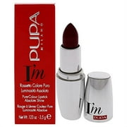 PUPA Milano I Am  Pure-Colour Lipstick - Intense  Color And Absolute Brightness  - High Concentration Of  Pigments - Lightweight And  Flawless - Melts Perfectly  On Lips - 313  Hot Ruby - 0.123  OZ