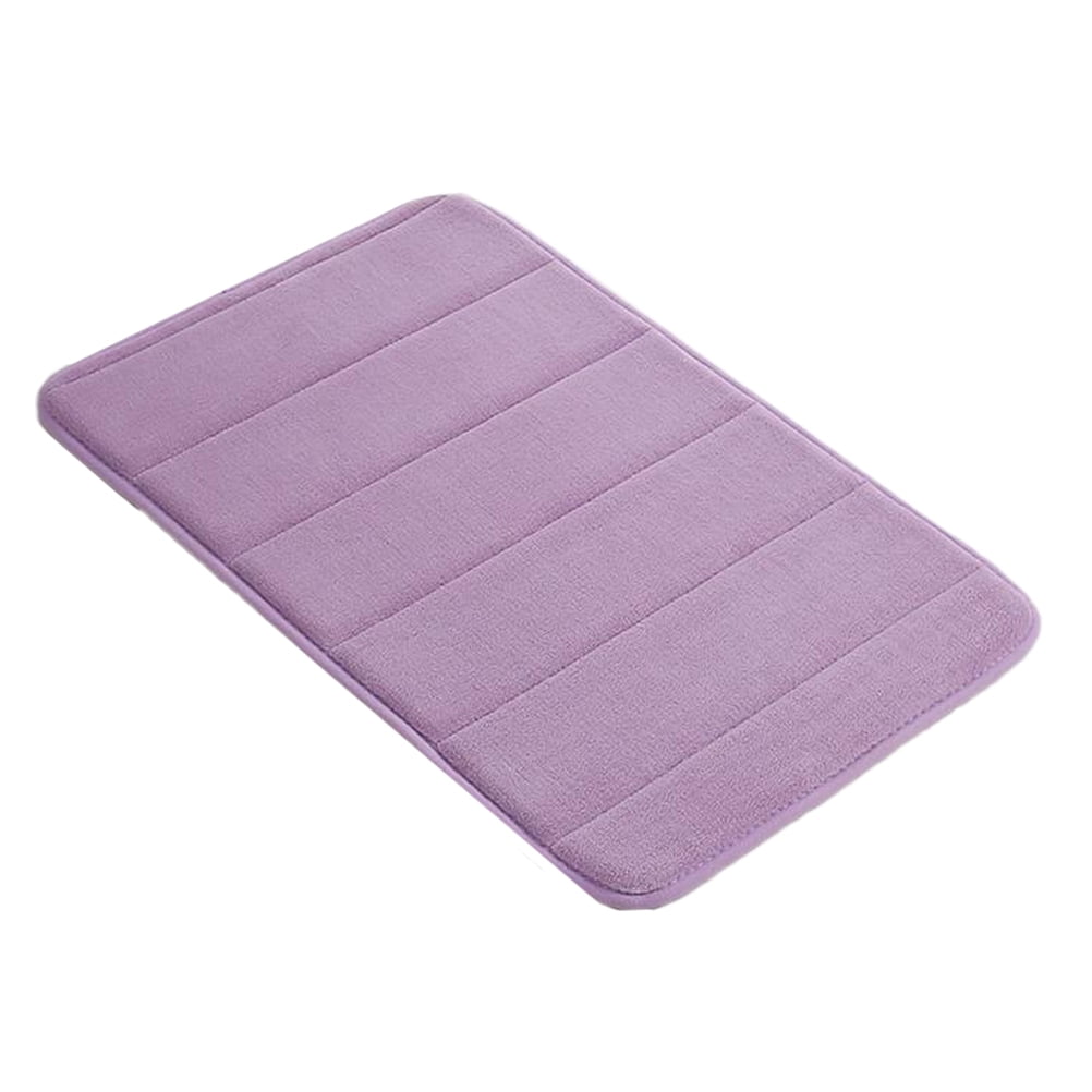 Coral Fleece Floor Mat Memory Bathroom Carpet Skid Resistance Floor ...