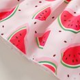 thumbnail image 6 of Happy Town Toddler Girl Dress Strawberry Print Sleeveless Dresses Infant Girl Spring Summer Sling Dress, 6 of 7