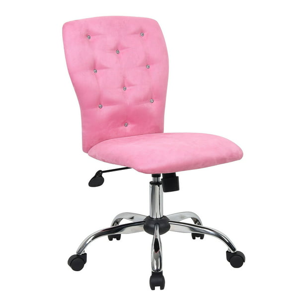 Boss Office Products Tiffany 20 in Task Chair with Armless & Adjustable  Height, 250 lb. Capacity, Multiple Colors