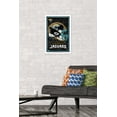 thumbnail image 2 of NFL Jacksonville Jaguars - Neon Helmet 23 Wall Poster, 14.725" x 22.375" Framed, 2 of 5