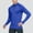 Blue, variant on Men's Quarter Zip Compression Shirts Long Sleeve Mock Turtleneck Workout Tops, Quick Dry Stretch Athletic Baselayer Undershirt for Running Basketball