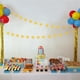 thumbnail image 2 of Guirnalda de estrellas doradas de 2 m, 2 unidades, banderín de papel dorado navideño, guirnalda de estrellitas para decoración de fiestas navideñas, bodas y baby showers (dorado brillante)., 2 of 8