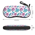 thumbnail image 2 of Xecao Hawaiian Style for Eyeglass Case Soft Shell, Portable Sunglass Case, Fashionable Eyeglass Case with Zipper, Lightweight, 2 of 6