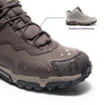 thumbnail image 2 of Nortiv8 Men's Ankle Waterproof Hiking Boots Lightweight Backpacking Work Shoes BROWN Size 6.5, 2 of 8