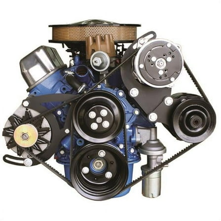 Vintage Air Ford 289-302 Windsor Mid-Mount A/C, Alt & P/S Bracket