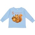 thumbnail image 3 of Inktastic S is for Squirrel Boys or Girls Long Sleeve Toddler T-Shirt, 3 of 5
