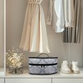 thumbnail image 4 of HELLHERO Floral Pattern Portable Travel Steamer Storage Case Polyester Handheld with Zipper Handle for Travel Clothes Steamer, Bag Only, 4 of 6