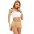 thumbnail image 3 of 4 Pcs Women's Cotton Underwear High Waisted Full Coverage Ladies Panties, M, 3 of 8