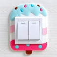 thumbnail image 2 of ruzhgo Silicone Light Switch Protective Cover switch protective cover Switch Luminous Socket Sticker Bedroom Living Room Panel Decor, 2 of 5