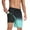 Gradient Blue, variant on Mowujeit Men's Quick-Dry Swim Trunks, Summer Board Shorts, Breathable Swimwear Bottoms, Size M