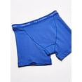thumbnail image 3 of Calvin Klein Men's Cotton Stretch Boxer Briefs - 3 Pack, Black/Blue Shadow/Cobalt, Small, 3 of 5