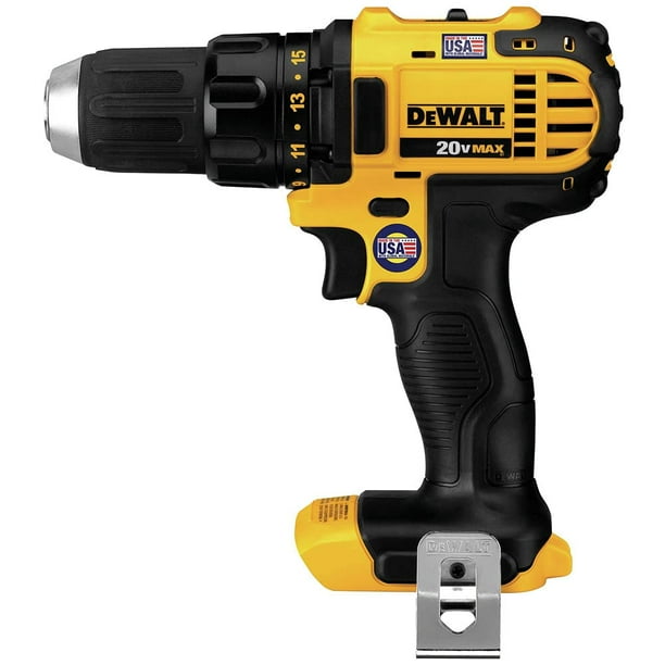 Taladro/Atornillador Inalámbrico DEWALT 20V MAX - Solo Herramienta (DCD780B), Amarillo