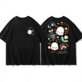 thumbnail image 3 of Camisetas kawaii de Sanrio, Kuromi, Pochacco, Cinnamoroll, My Melody, Harajuku, para mujer, lindas camisetas con gráficos de anime Ullzang, camisetas Y2K para mujer, 3 of 5