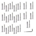 thumbnail image 5 of GELUOXI 20Pcs T316 Stainless Steel Cable Railing Hardware Kit For 3/16" Wire Rope Cables, 5 of 10