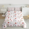 thumbnail image 2 of Castle Fairy Cartoon Cats Strawberry 2-Piece Twin Comforter Set, 2 of 8