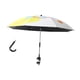 thumbnail image 2 of Sombrilla para cochecito con abrazadera, sombrilla plegable personal, sombrilla de playa Blanco, 2 of 9