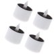 thumbnail image 4 of Solar Powered LED Tealight Candle with Flickering Flame for Indoor Outdoor Lighting White 4pcs, 4 of 4