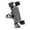 Black#2, variant on Universal Motorcycle Bicycle Phone Mount Bracket 360° Rotating Ball Head One-Hand Auto Lock Fits 4.5-6.3 Inch Phones Shock-Absorbent Anti-Slip 1-Pack