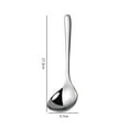 thumbnail image 2 of Mupvlun Stainless Steel Deep Pho Noodle Spoons Big Soup Spoon Large Serving Spoon Mini Ladle, Ideal for Home and Restaurants (5.7x17.3cm) S, 2 of 3