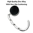 thumbnail image 4 of tooloflife Foldable Handbag Hook for Tables Storage Decor Table Hook Bags Hanger Holder Round, 4 of 6