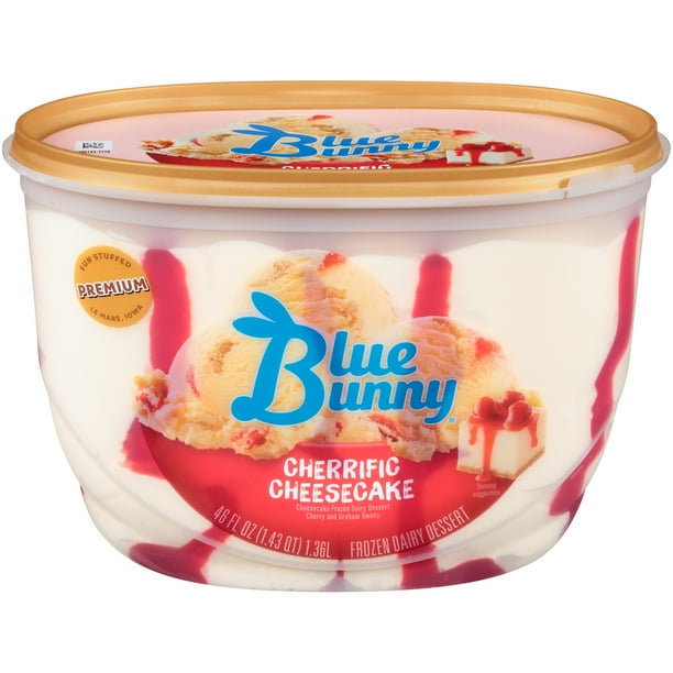 Blue Bunny Premium Cherrific Cheesecake Ice Cream , 46 fl oz Walmart