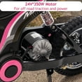 thumbnail image 2 of Electric Dirt Bike, 350W Electric Motorcycle-Up to 14.29MPH, 3-Speed Modes Motorcycle for Kids Ages 3-10, Max Weight 135 lbs, 2 of 8