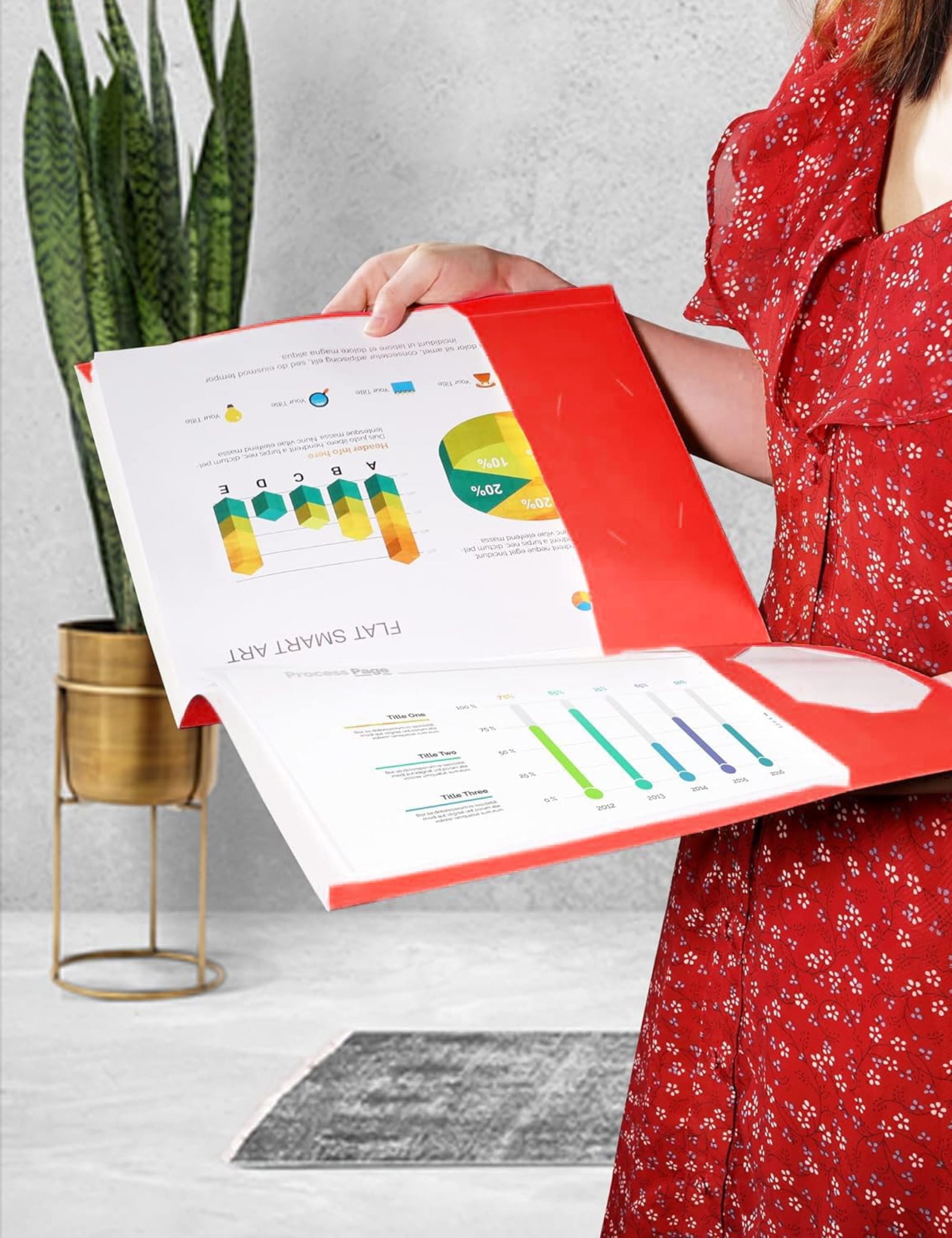 100 Pack of Bulk Wholesale Two Pocket Paper Folders in 6 Assorted Colors for Filing Paper Work