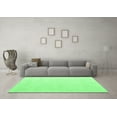 thumbnail image 3 of Ahgly Company Indoor Rectangle Solid Emerald Green Modern Area Rugs, 8' x 12', 3 of 4