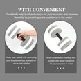 thumbnail image 4 of PBPBOX 2Pcs Water Dumbbells for Fitness Use Grey Aquatic Exercise Resistance Tools, 4 of 5