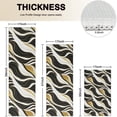 thumbnail image 4 of Black White Gold Wave Marble Pattern Kitchen Rugs Sets Of 3,Kitchen Runner Rugs Non Skid Washable,Decorative Kitchen Floor Mats for Kitchen,Sink,Laundry,17"x30"+ 17"x47" + 17"x59", 4 of 6