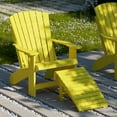 thumbnail image 4 of Wildridge Heritage Adirondack Chair, Lemon Yellow - Outdoor All-Weather Poly Furniture for Patio, Deck, Yard, 4 of 5