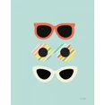 thumbnail image 2 of Kelle, Ann 26x32 White Modern Wood Framed Museum Art Print Titled - Glamour Sunglasses, 2 of 4