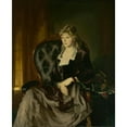 thumbnail image 2 of George Wesley Bellows 20x24 Black Ornate Framed Double Matted Museum Art Print Titled: Katherine Rosen (1921), 2 of 5