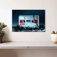 thumbnail image 2 of Elephant Stock Mixtape Film Tangle Wall Art - Horizontal Canvas Wall Art - Living Room Wall Decor - Music Canvas - Blue And Brown Decor - 12" x 8", 2 of 7