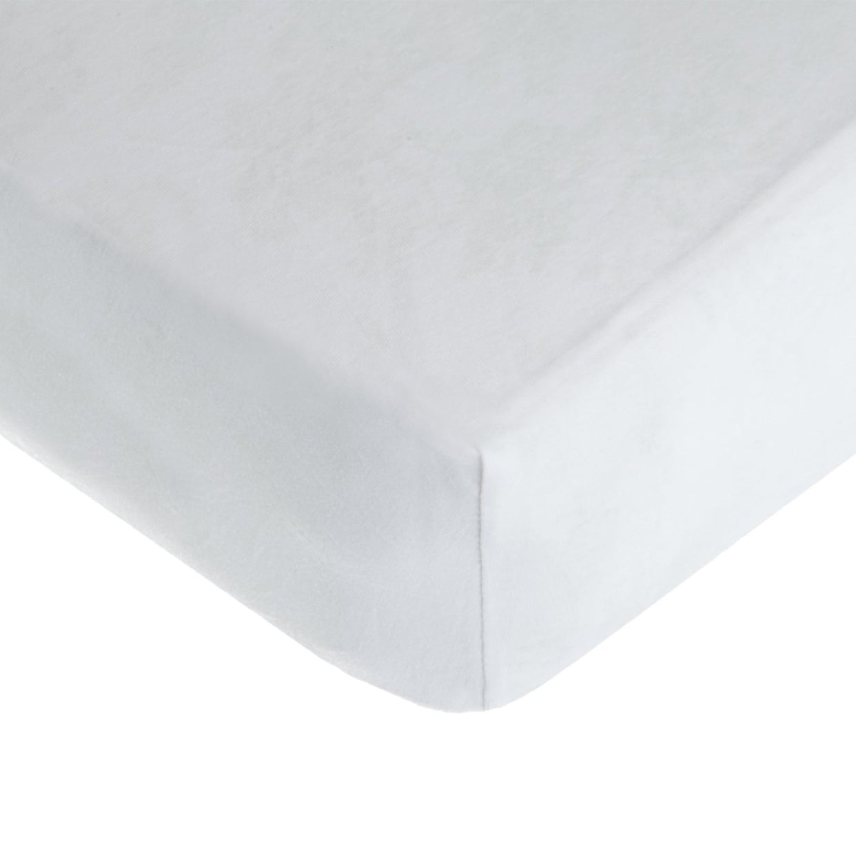 TL Care 100% Cotton Jersey Knit Fitted Crib Sheets, White - Walmart.com