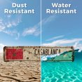 thumbnail image 4 of CASABLANCA MOROCCO Vintage Style Rustic Street Sign – (2 Pack) Moroccan Flag City Country Road Wall Gift Retro Decorative Wall Sign for Home, Bar, Garage, or Outdoor Use | 4" X 18", 4 of 5