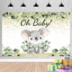 thumbnail image 1 of Koala Oh Baby Backdrop Gold Eucalyptus Greenery Leaves Baby Shower Backdrops Decorations Gender Reveal Party Banner Photography Background, 1 of 4