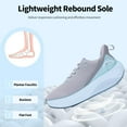 thumbnail image 4 of AOV GREEN LEAF Wide Toe Box Walking Shoes Arch Support Plantar Fasciitis Sneakers Orthotic Tennis Shoes, 4 of 9