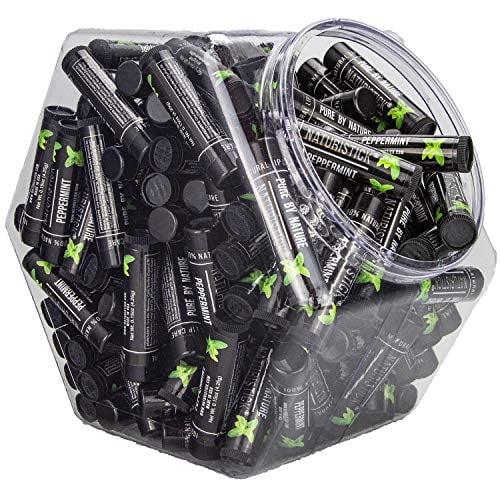 150Pack Lip Balm in Bulk by Naturistick. Peppermint Flavor in Classic