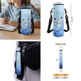 thumbnail image 6 of Jeiento Cute Axolotl Backpack for Girls 8-10 Elementary School 17 inch Lightweight Bookbag with Lunchbox Water Bottle Sleeve Pencil Case Keychain Set of 5 Suitable for 3rd-5th Grade, 6 of 7
