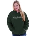 thumbnail image 3 of Merry Christmas Festive Holiday Hoodie Sweatshirt Women Brisco Brands S, 3 of 6